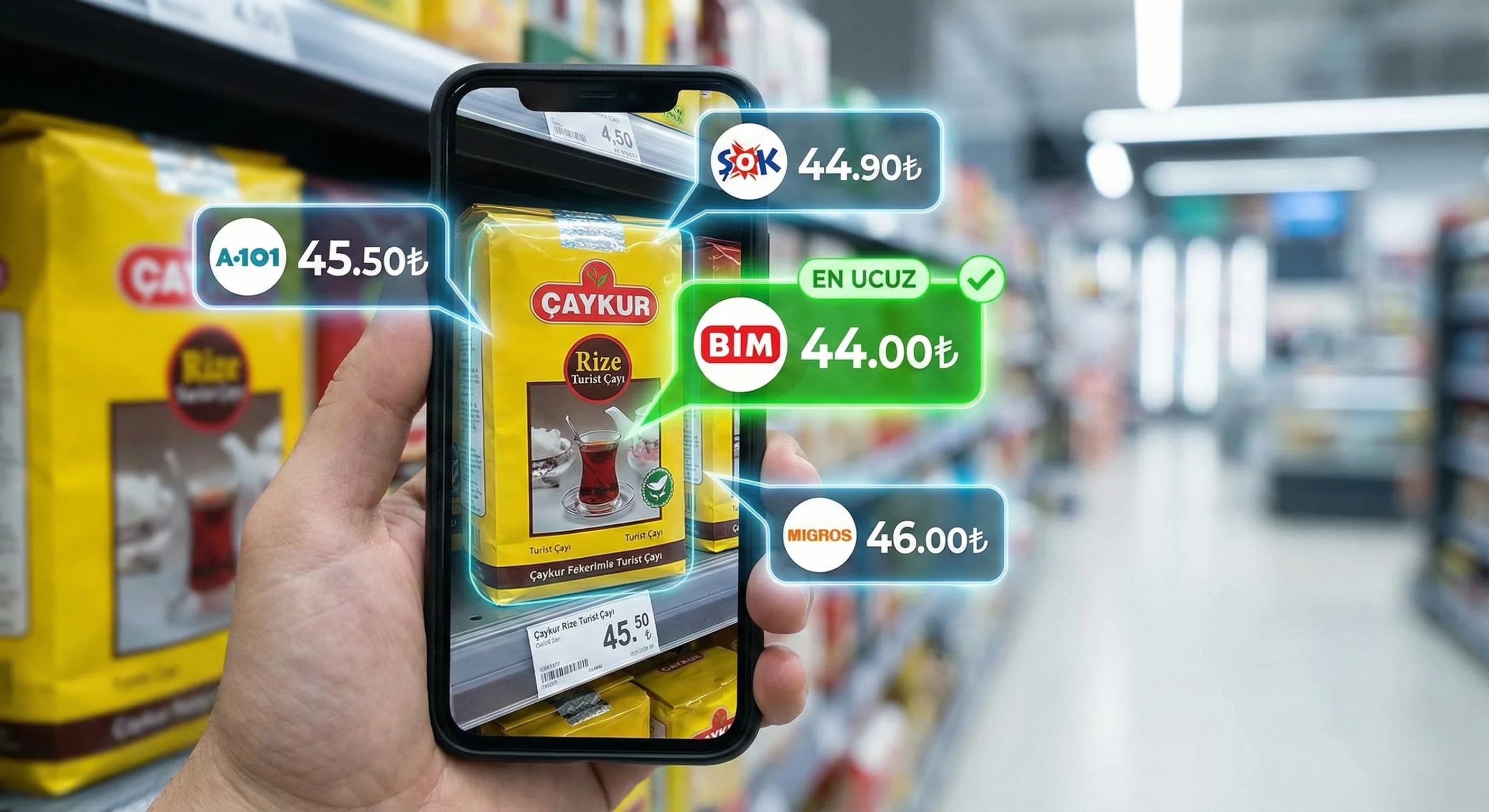 Çek Kıyasla - Market Fiyat Karşılaştırma Uygulaması